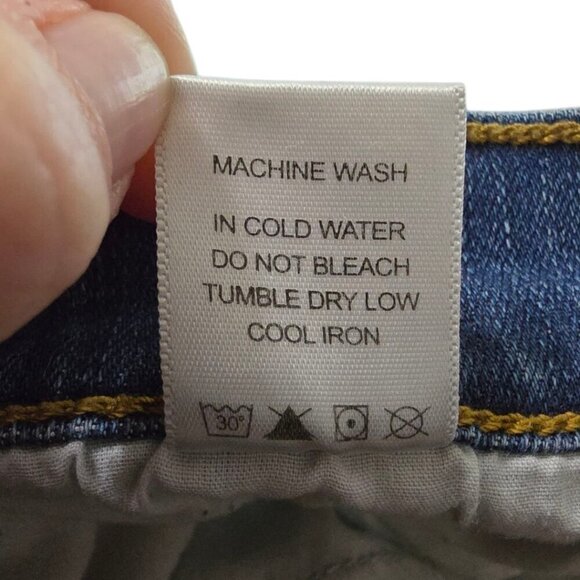 Judy Blue Leopard Print Patch Distressed Skinny Fit Jeans Sz 3XL - Picture 10 of 10